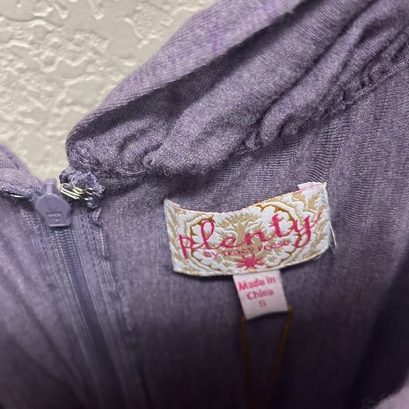 Anthropologie Plenty by Tracy Reese Dreamy Drapey Dress S Purple Heather - Picture 3 of 7